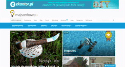 Desktop Screenshot of majsterkowo.pl
